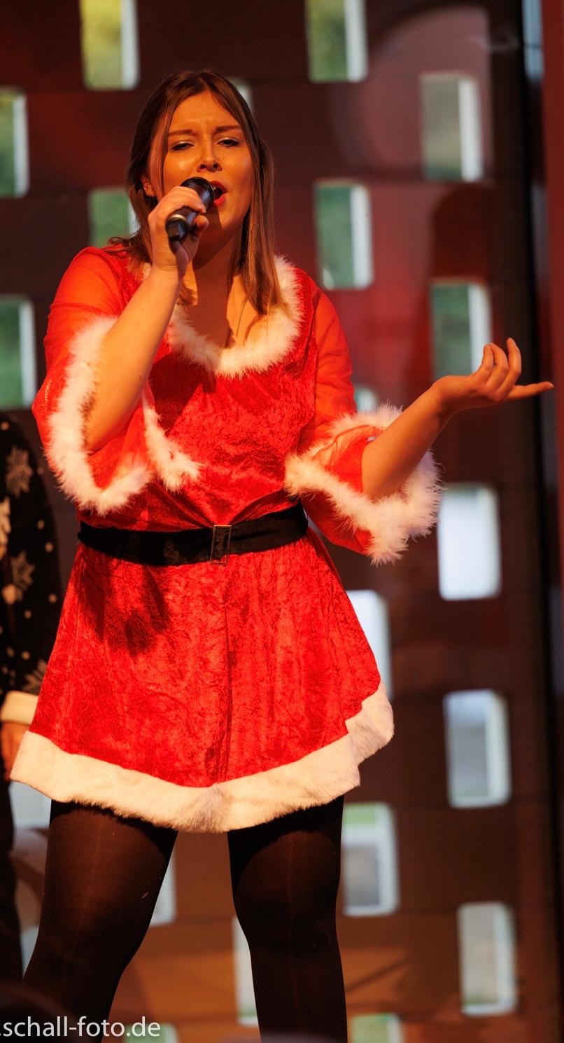 Live-Musik bei einer Weihnachtsfeier